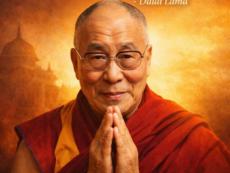 Dalai Lama. AI generated image