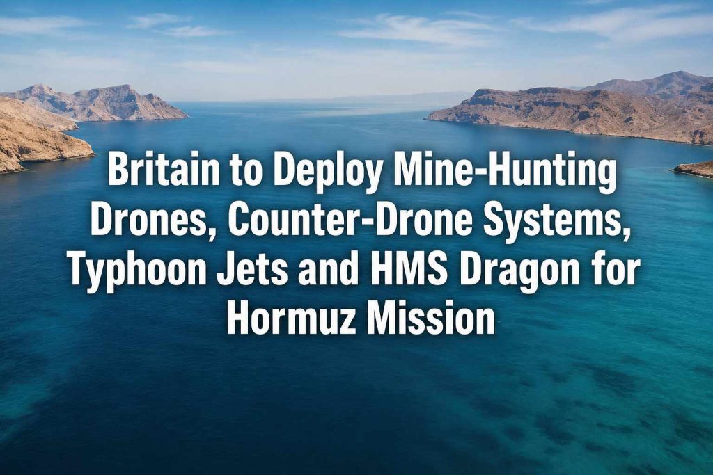 UK to Send HMS Dragon, Fighter Jets and Drone Systems for Hormuz Mission