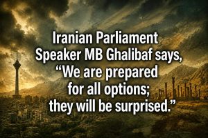Iran Warns Of Response To Any Aggression Amid Hormuz Crisis