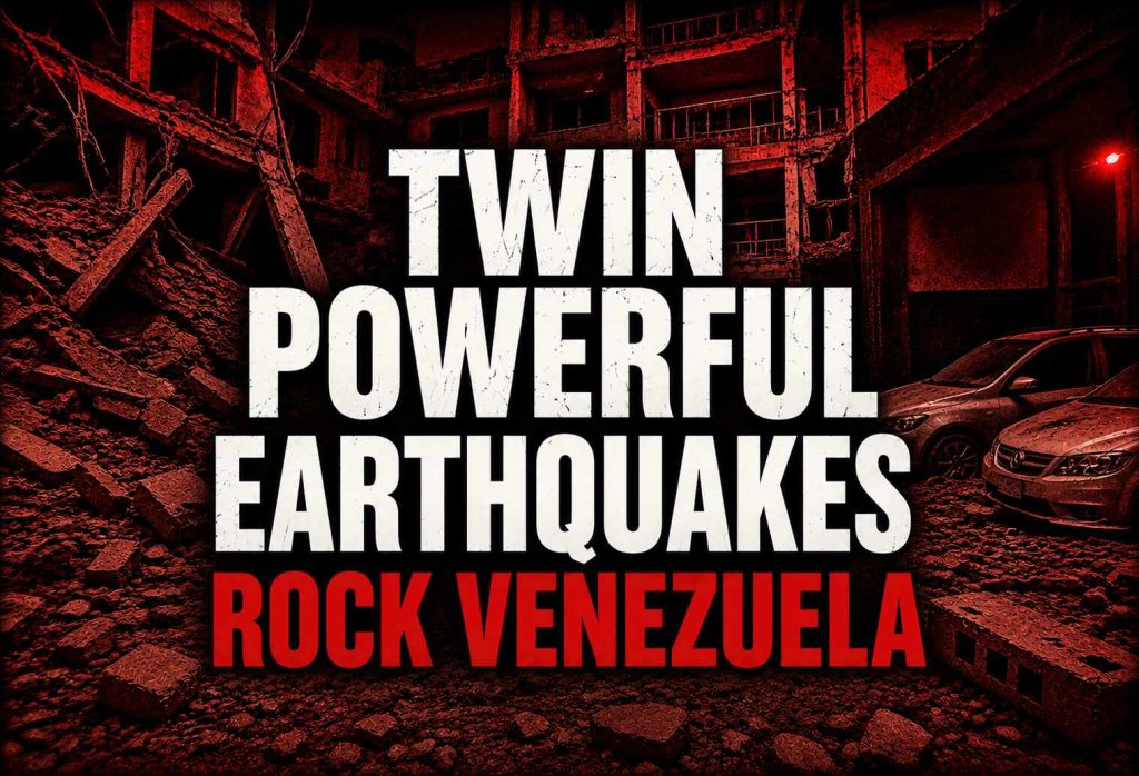 Twin Powerful Earthquakes Rock Venezuela; Heavy Casualties Feared