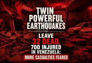 Twin earthquakes hit Venezuela