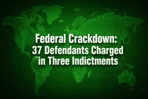 Federal Crackdown: 37 Defendants Charged in Three Indictments